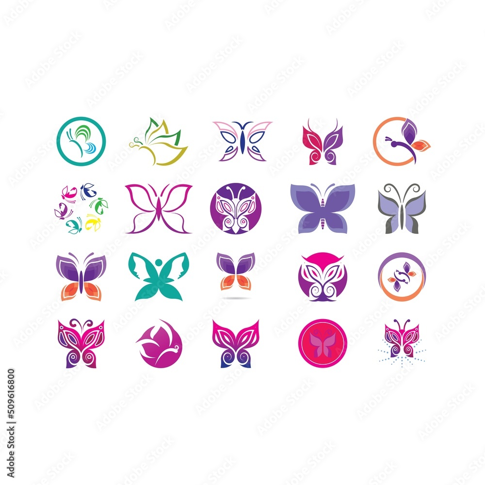 Beauty Butterfly icon design Beauty Butterfly icon design
