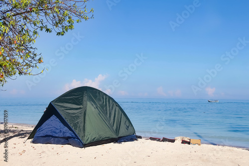 tent on the beach © Jack