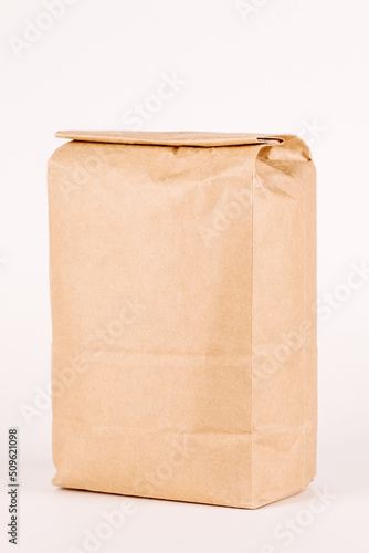 paper bag on white background