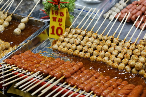 grilled meat on the grill