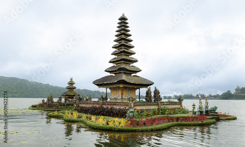 balinese temple in a lake