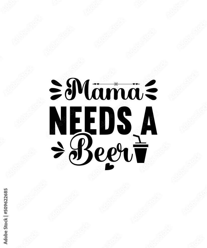 Fototapeta premium Beer SVG Bundle, beer drinking svg pack cut files, 15 beer quote, alcohol bundle cut files, cricut, silhouette, commercial use, Beer svgs