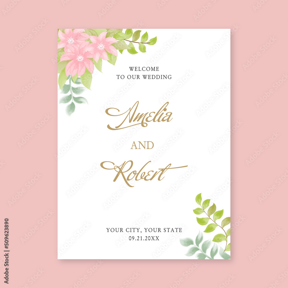 Template greeting card 