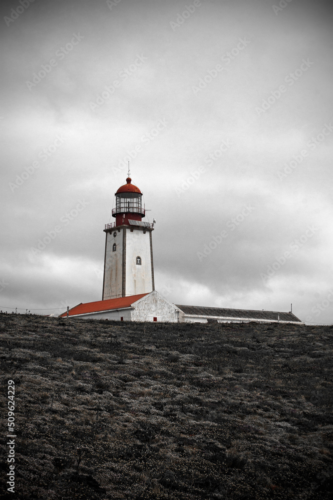 Lighthouse on the coast of Portugal Lighthouse on the coast of Portugal