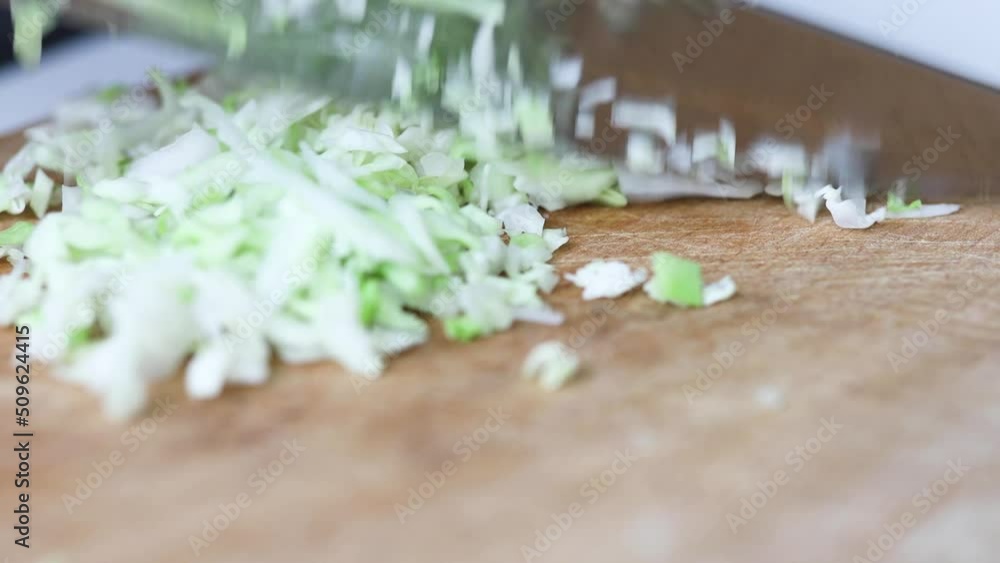 the cook cuts fresh and tasty cabbage the cook cuts fresh and tasty cabbage