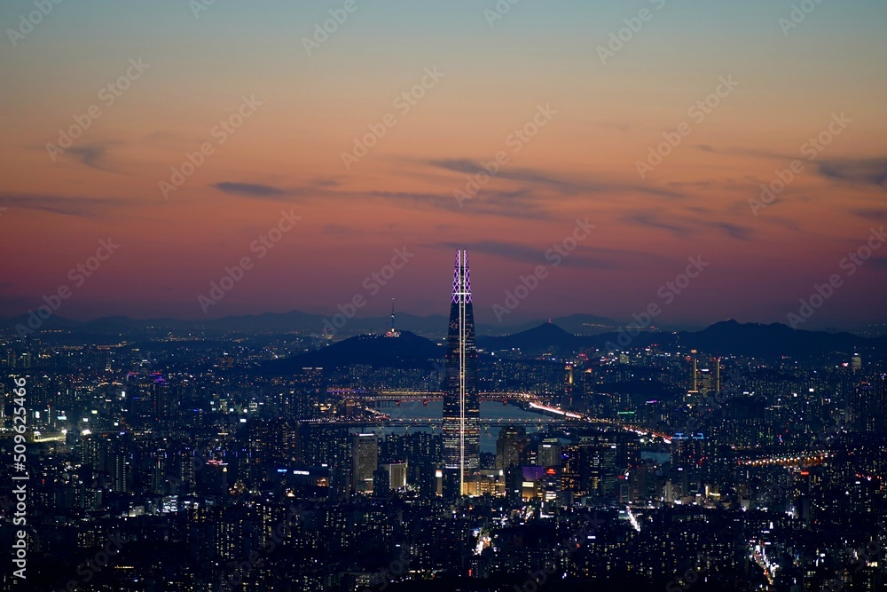 남한산성, 롯데월드타워 Lotte World tower, Republic of Korea 