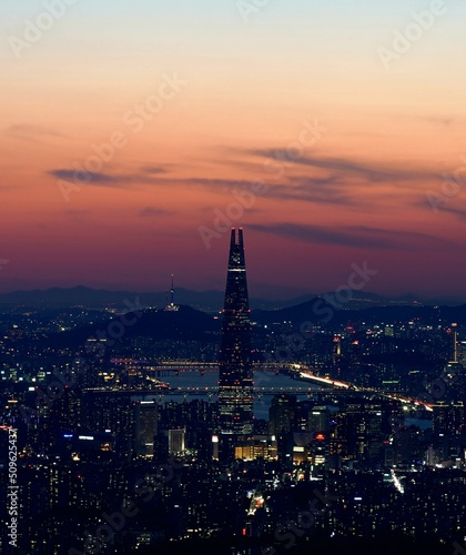 Photography 남한산성, 롯데월드타워 Lotte World tower, Republic of Korea