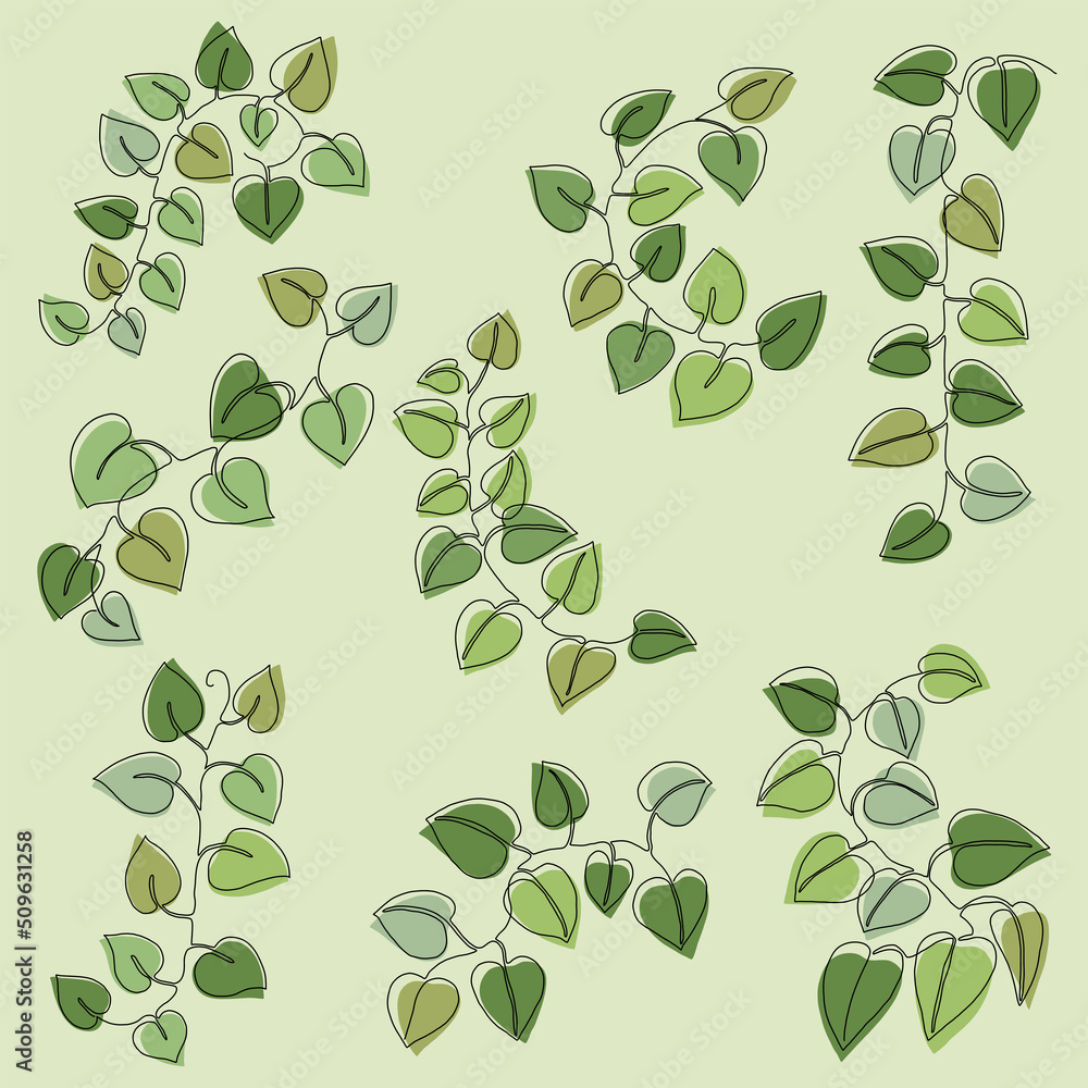 Simplicity ivy continuous freehand drawing collection. Simplicity ivy continuous freehand drawing collection.