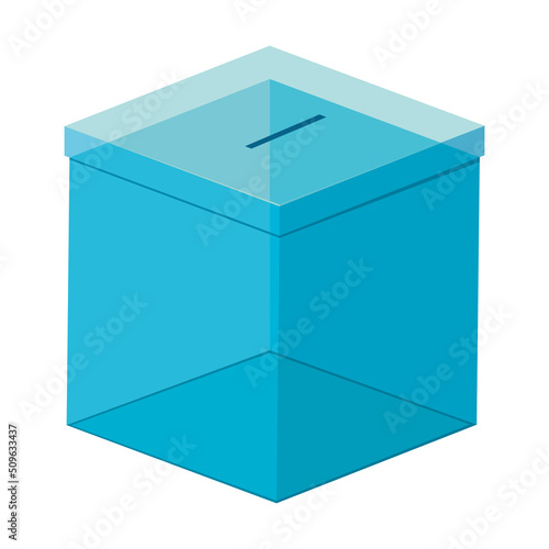 blue vote box