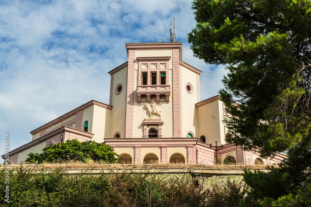 Fototapeta premium DURRES, ALBANIA - September 2021: Villa of Zog in Durrës. Albania