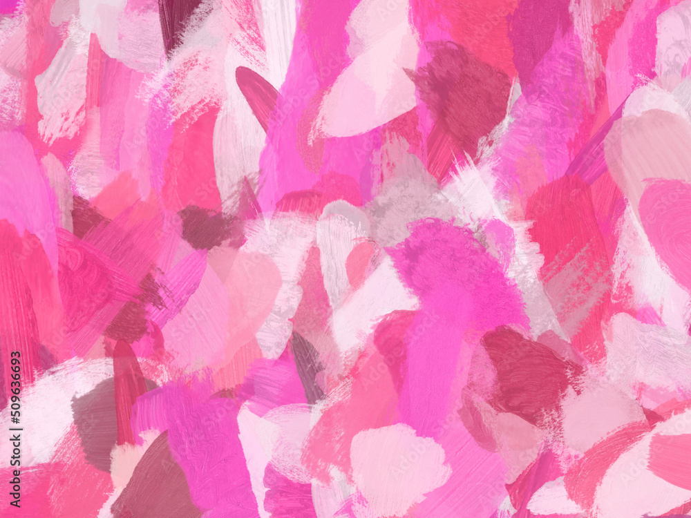 pink and white abstract handpainted background with scratches and brush strokes