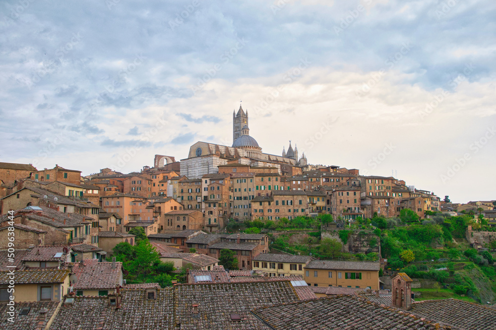 Panorámica de Siena. Italia