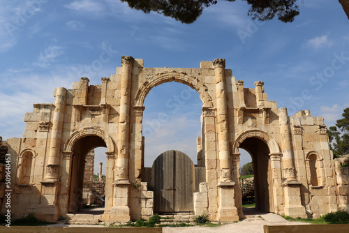  Jerash, Jordan - Historical Jerash city (Grassa) Roman and Greek city