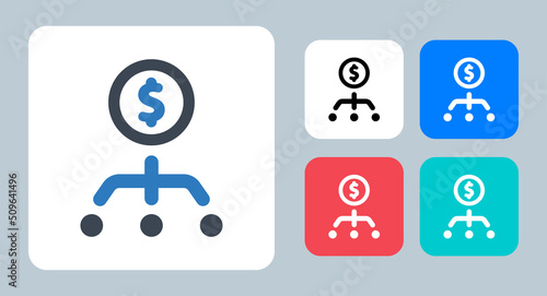 Investors icon - vector illustration . Investors, Stakeholders, Shareholders, Salary, Finance, Investment, Budget, Business, line, outline, flat, icons .