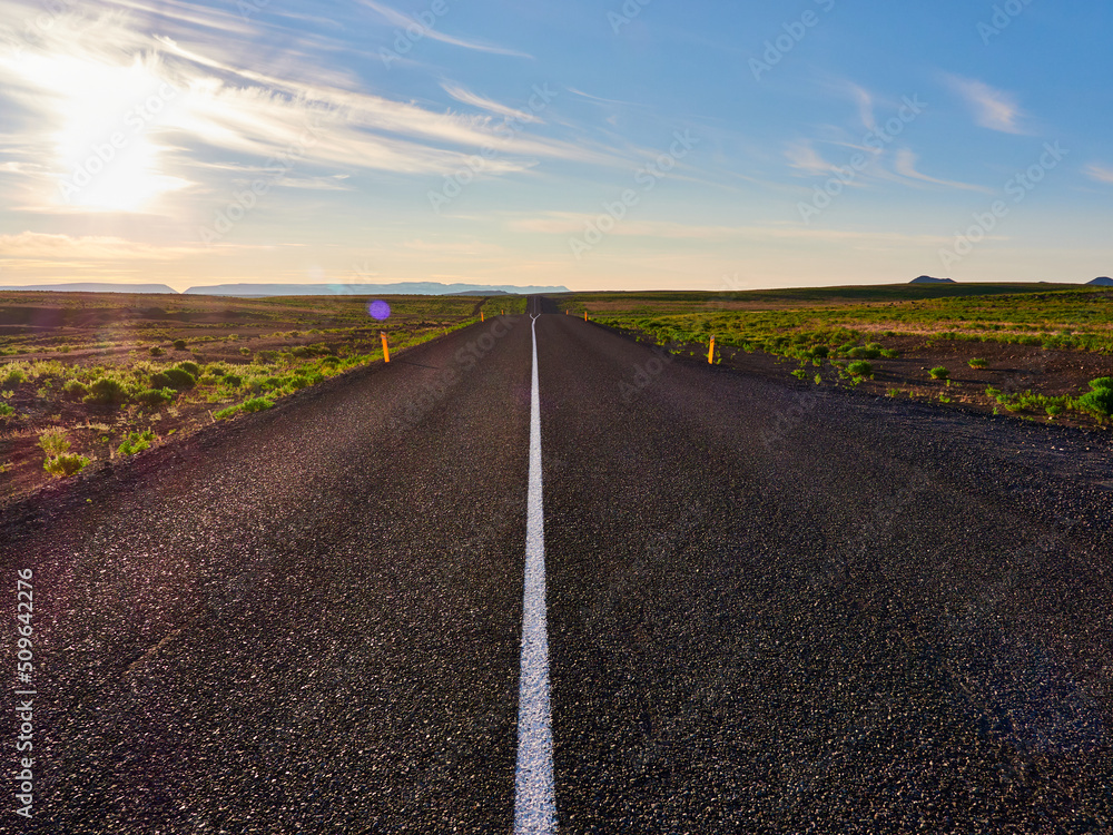 Fototapeta premium Carreteras de Islandia