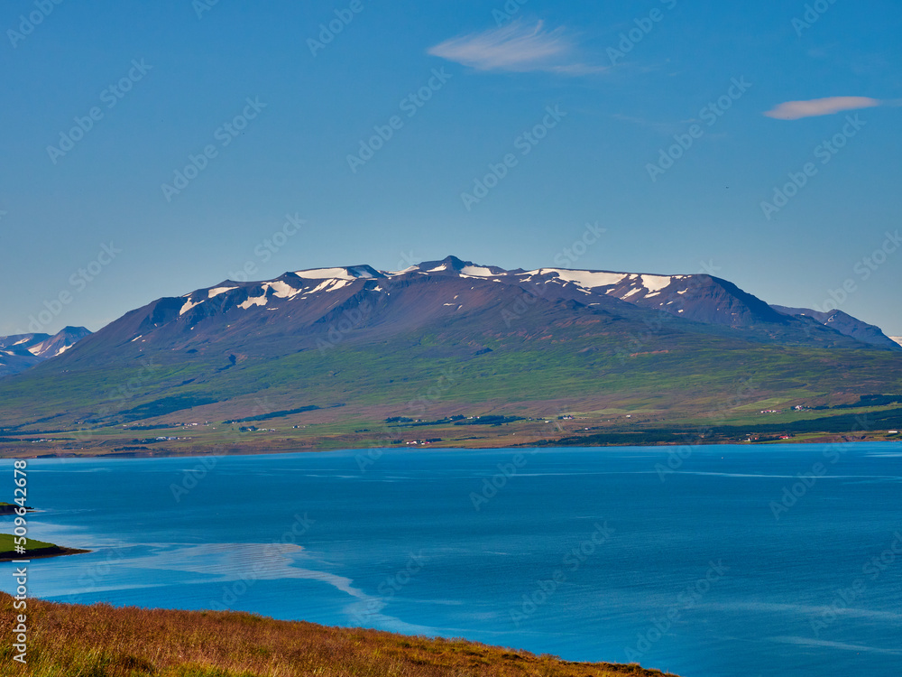 Paisajes llegando a Húsavík Islandia