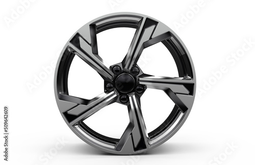 New rim isolated on a white background. 3D illustration
