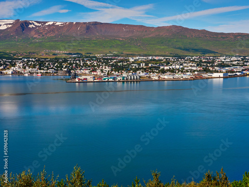 Paisajes llegando a Húsavík Islandia