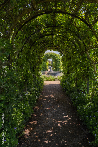 Arundel castle gardens in West Sussex, England, United Kingdom