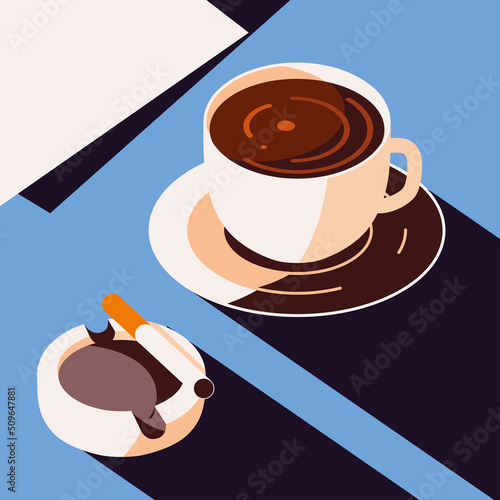 coffee and cigar