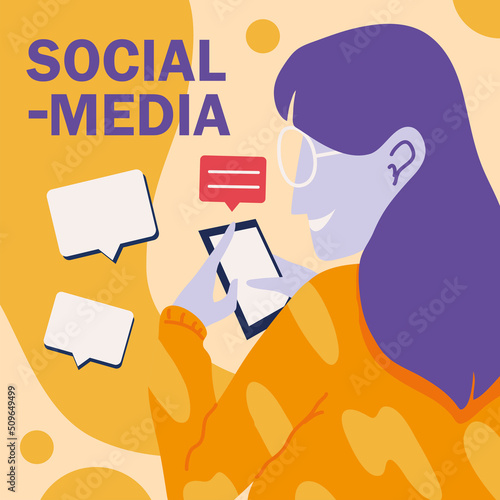 woman using smartphone