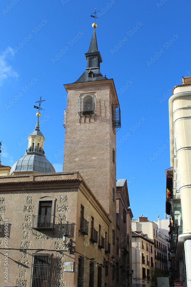 Church of Saint Genesius (San Ginés), one of the city's oldest, rebuilt in 1645.