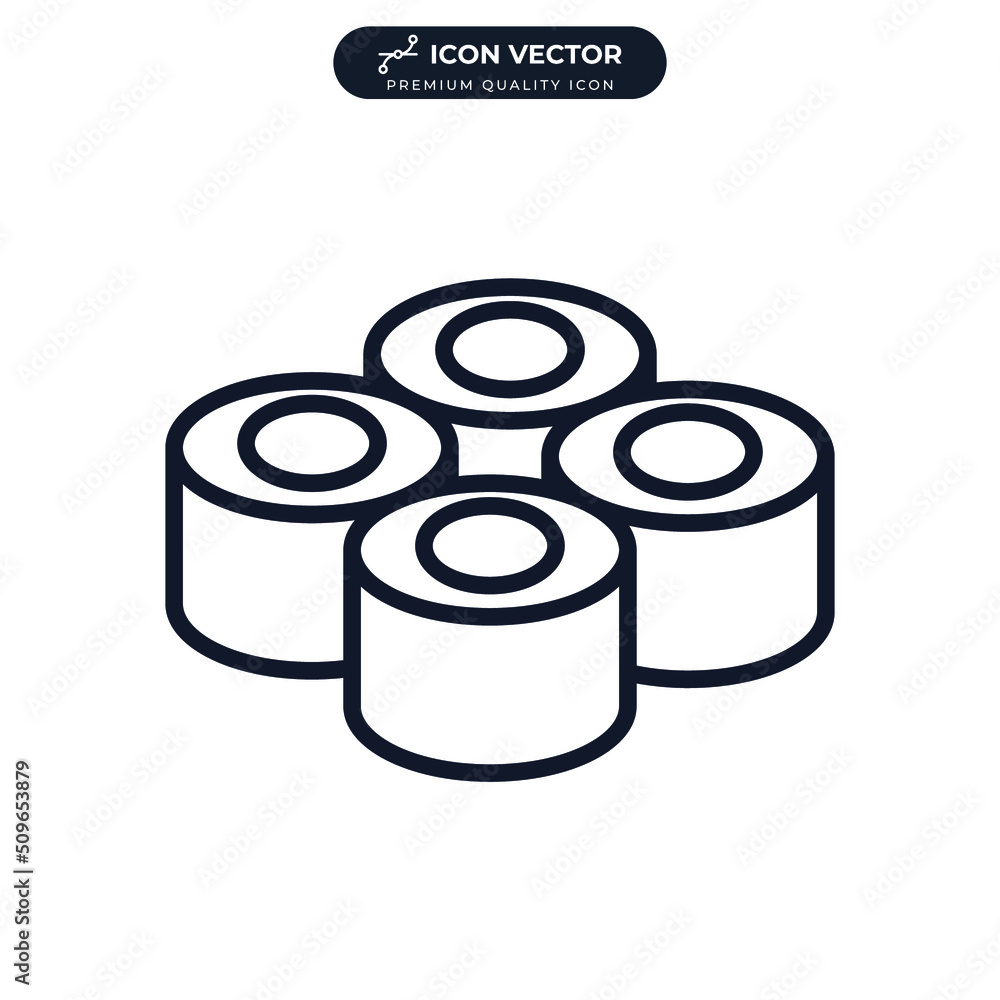 sushi icon symbol template for graphic and web design collection logo vector illustration sushi icon symbol template for graphic and web design collection logo vector illustration