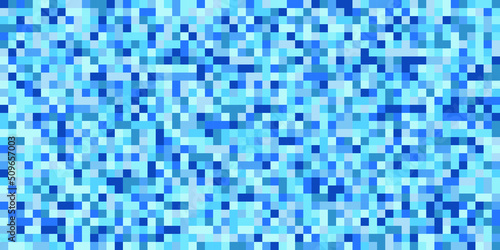 Blue Geometric grid background Modern technology abstract vector texture with squares