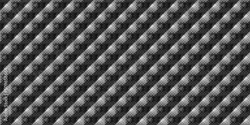 Dark black pixel mosaic abs...