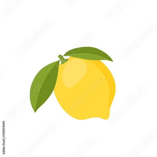 Fresh lemon icon vector illustrations
