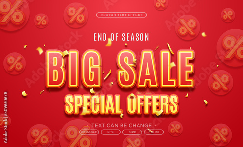 Big sale special offer banner template design background.