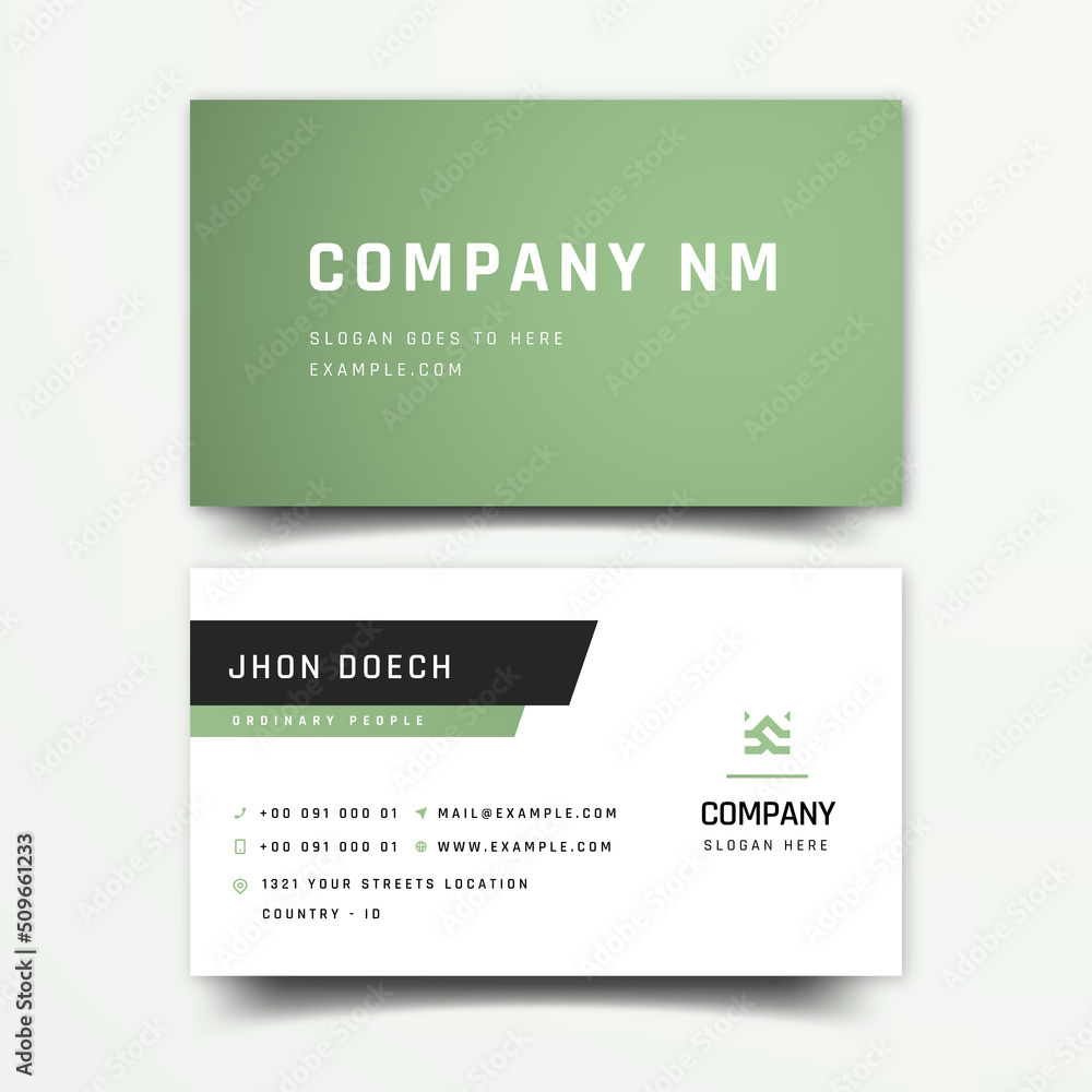 Fototapeta premium mdern business card template