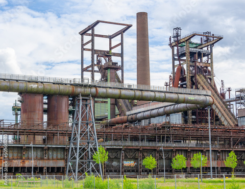 Old metallurgical plant Phoenix West in Dortmund, Germany
