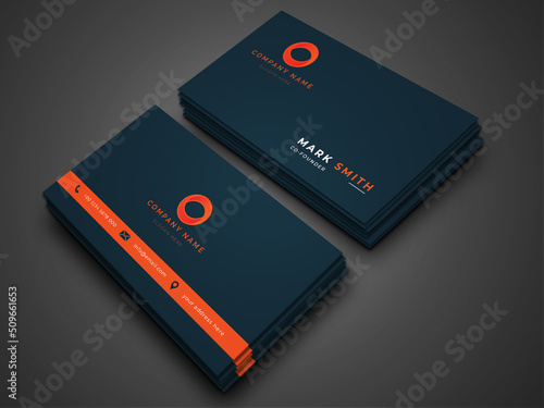 Simple and Modern Business Card Design Template