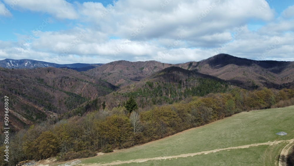 view of the mountains