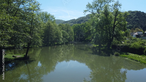 river in the park