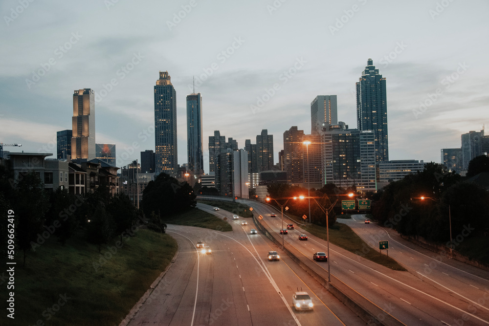 Atlanta at night