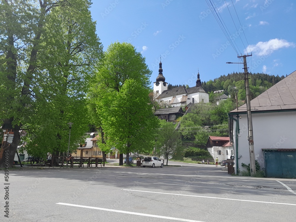 Naklejka premium view of the city