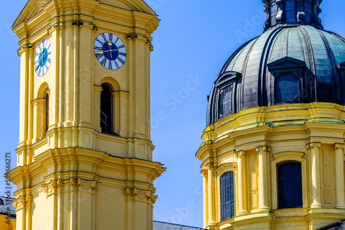 famous theatiner church in munich photo