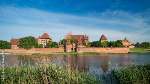 The Castle of the Teutonic Order in Malbork panorama view © Matt