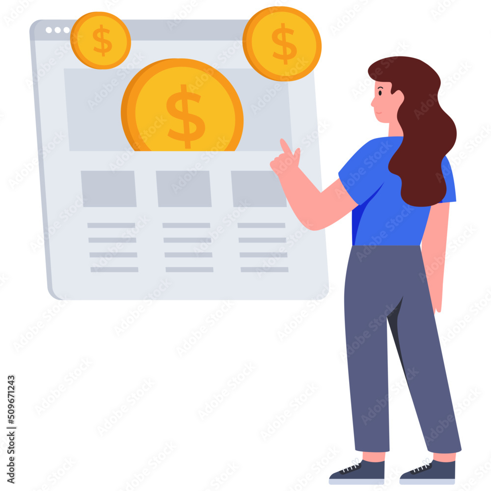 Unique design illustration of ppc Unique design illustration of ppc