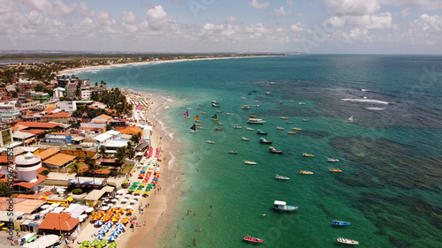 vista aérea de porto de galinhas no recife photo