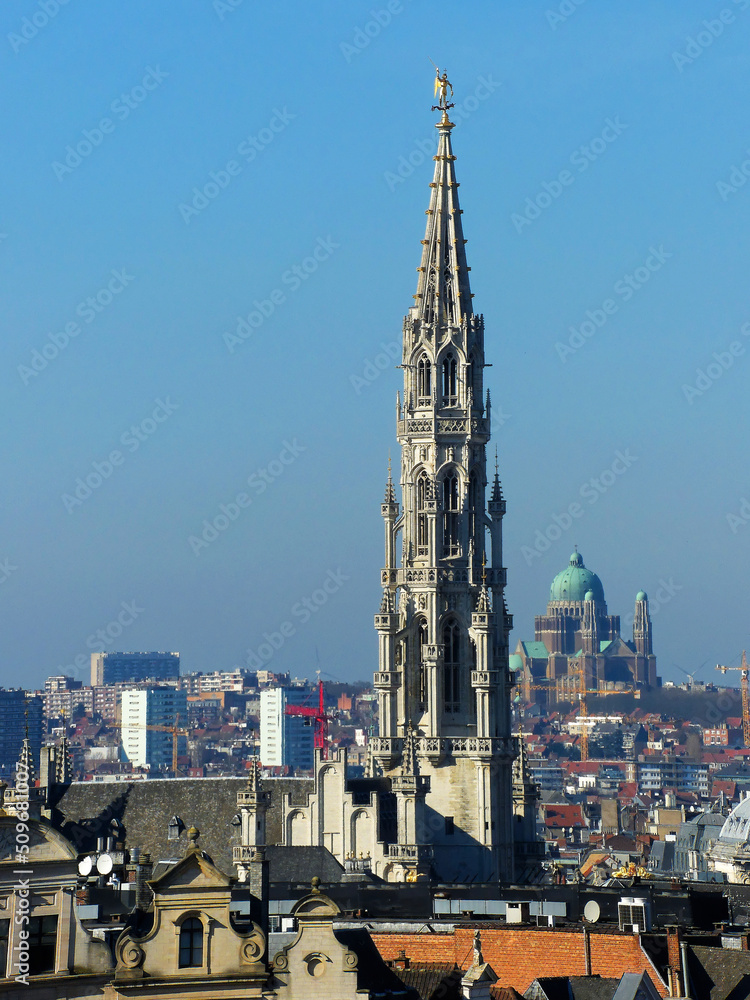 Brussels, May 2019: Visit to the beautiful city of Brussels, capital of Belgium
