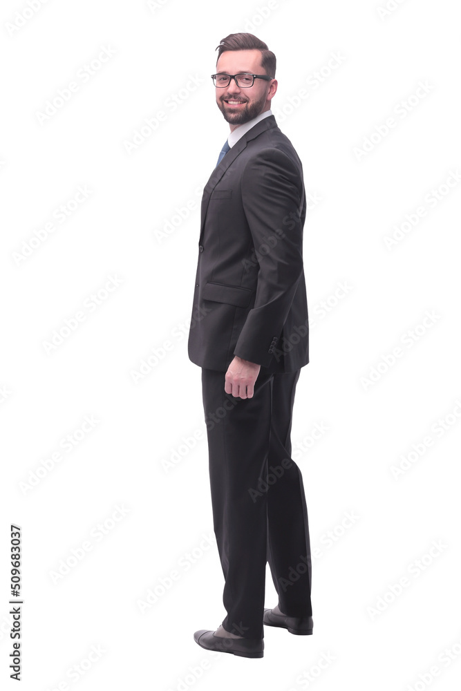 full length . a successful young man in a business suit full length . a successful young man in a business suit