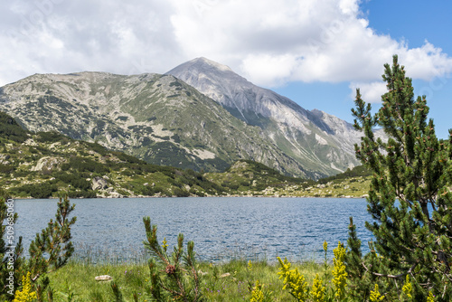 Landscape of Pirin Mountain and Fish Banderitsa lake  Bulgaria