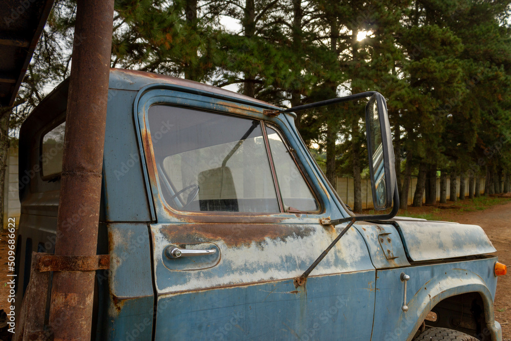 old truck detail old truck detail