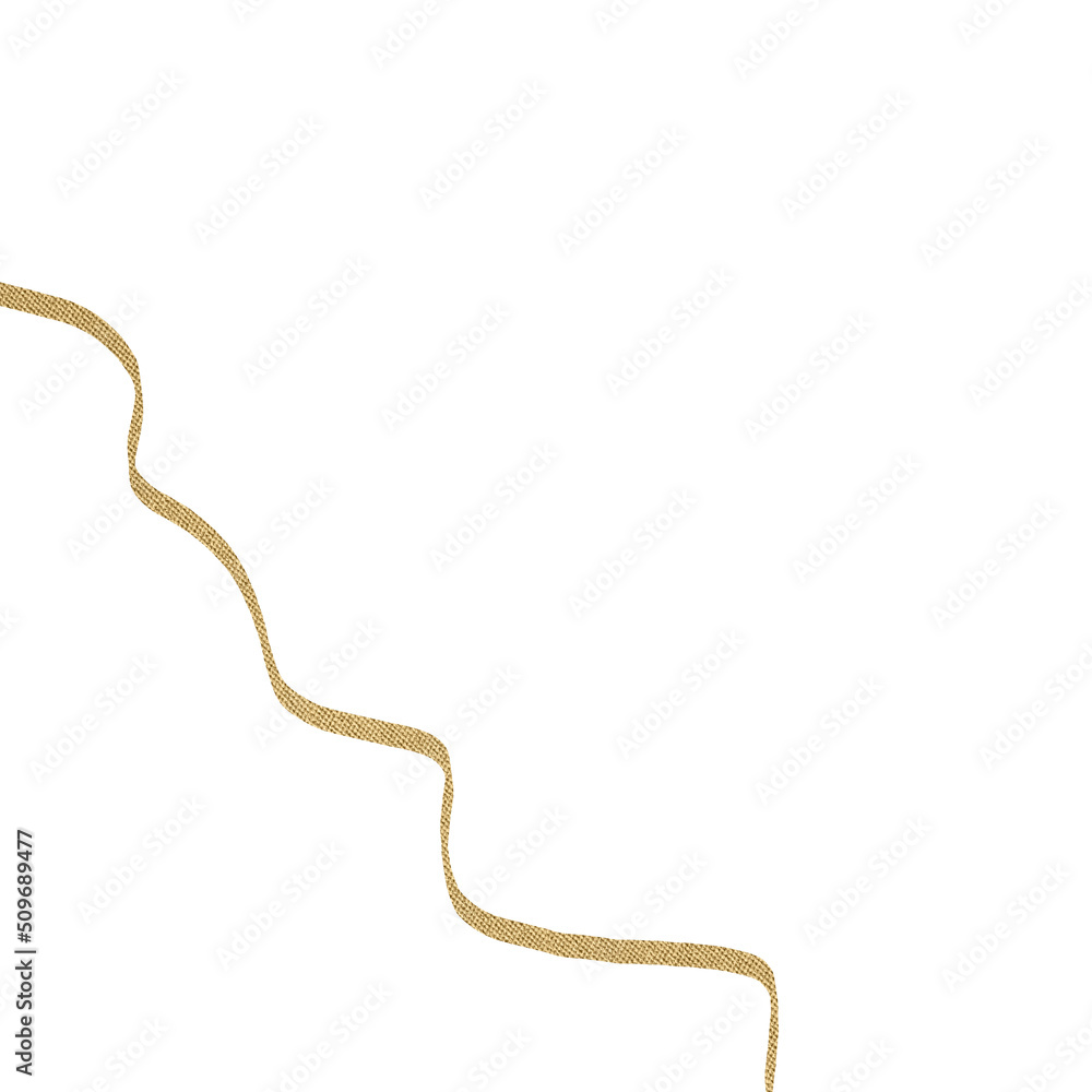 Fototapeta premium Gold Design Elements on Transparent Background