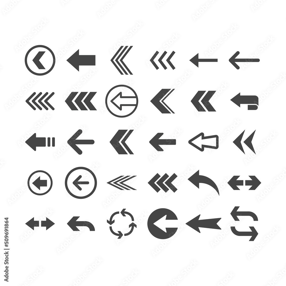 Arrow set collection. Arrows vector set icons. Arrow set collection. Arrows vector set icons.