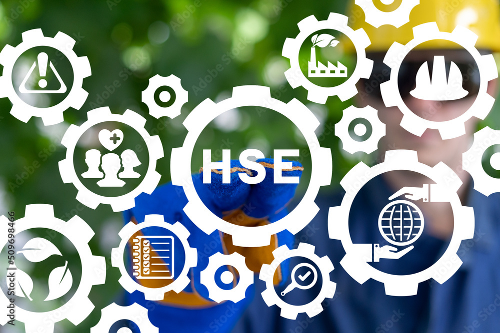 Concept of HSE Health Safety Environment Industry and enterprises Concept of HSE Health Safety Environment Industry and enterprises