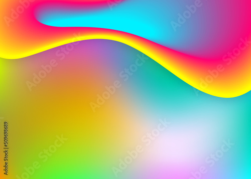 Fluid shape background with liquid dynamic elements.